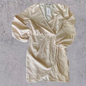 Yellow/cream sweater dress